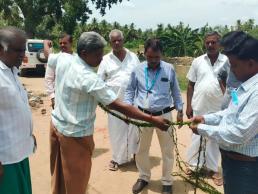 KVK, NKL Diagnostic field visit Raja Vaikal