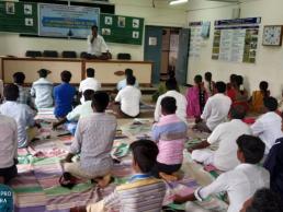 Yoga day at KVK