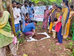 Soil testing demonstration