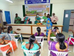 Honoring of farm women during women's day