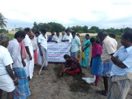 Soil sample collection training