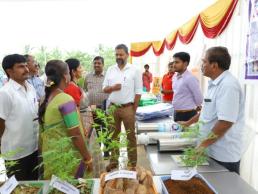 Central Prabhari Nodal officer Th.P.N.Ranjith Kumar visited exhibition